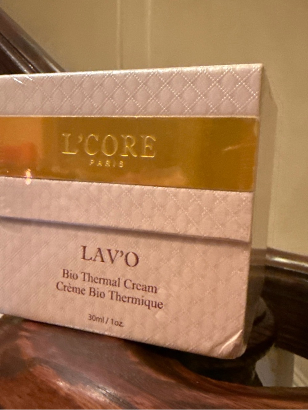 L'CORE Paris LAV'O Bio Thermal Cream-New in Original Packaging-30Ml/1Oz. A21